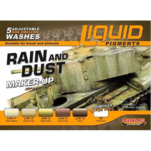 Lifecolor - Liquid Pigments - Rain & Dust Set