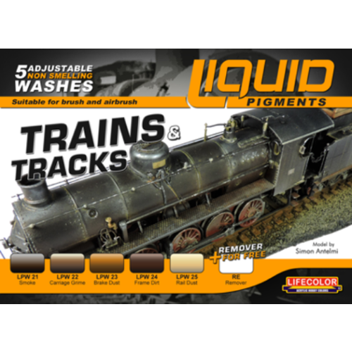 Lifecolor - Liquid Pigments - Trains & Tracks