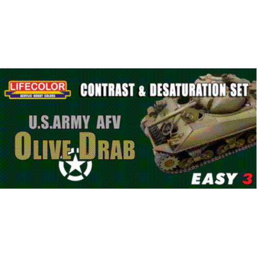 Life Colour - US Army AFV Olive Drab Contrast Set