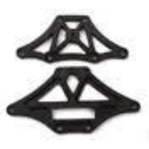 LRP 120913 Front and rear Upper Chassis Brace - S10 Blast BX/TX/MT/SC