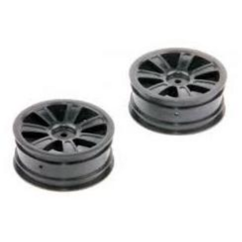 LRP 124049 Spoke Wheel front black (2 pcs) - S10 Twister BX