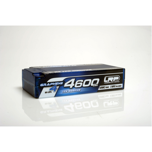 LRP HV LCG Modified Shorty GRAPHENE-4 4600mAh Hardcase battery - 7.6V LiPo - 120C/60C