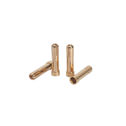 LRP 65811 5mm to 4mm Gold Works Team adapter plug (4 pcs.)