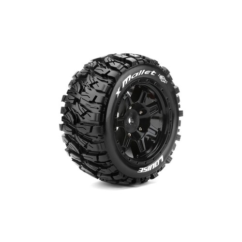 X-MALLETT Rim & Tyre X-MAXX 24mm hex