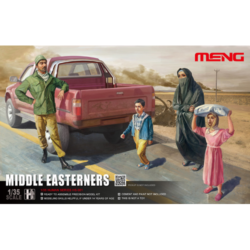 Meng - 1/35 Middle Easterners Plastic Model Kit