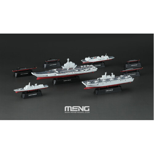 Meng - 1/2000 Chinese Fleet Set 2 (incl. 6 blind boxes) Plastic Model Kit