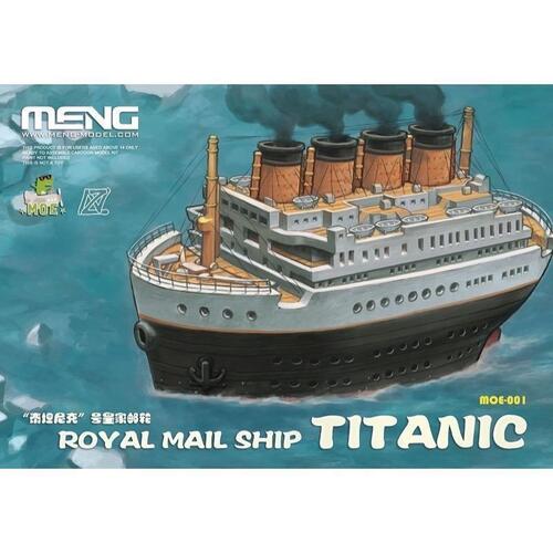 Meng - Royal Mail Ship Titanic (Cartoon Model) Plastic Model Kit