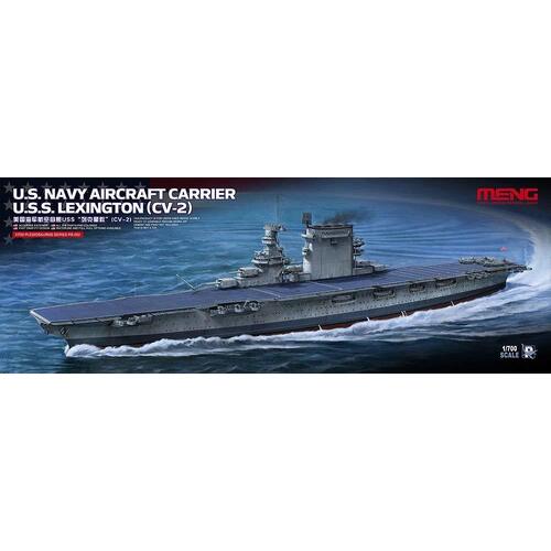 Meng - 1/700 U.S. Navy Aircraft Carrier U.S.S. Lexington (CV-2) Plastic Model Kit