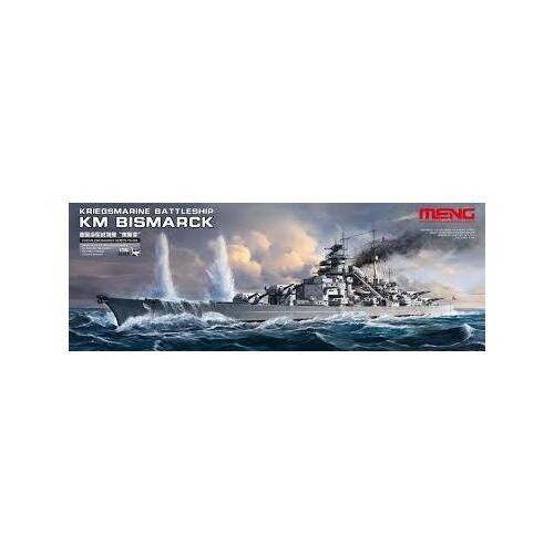 Meng - 1/700 Kriegsmarine Battleship KM Bismarck Plastic Model Kit