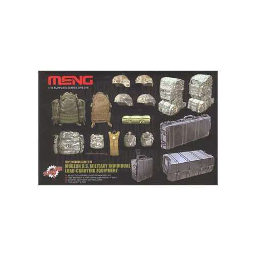 Meng - 1/35 Modern U.S. Military Individual Load-Carrying Equipment Plastic Model Kit