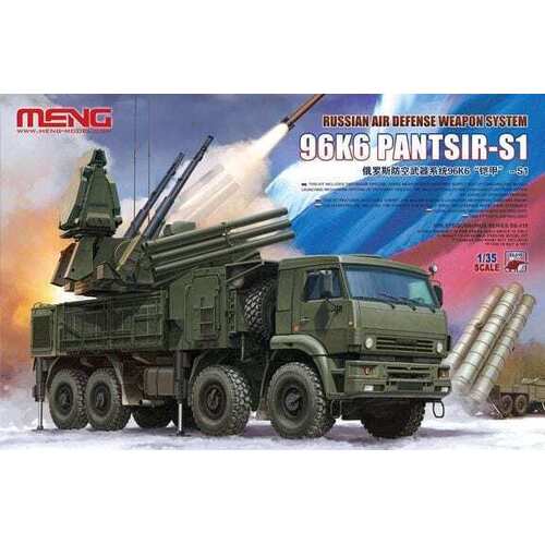 Meng - 1/35 Russian Air Defense Weapon System 96K6 Pantsir-S1 Plastic Model Kit