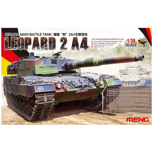 Meng - 1/35 German Main Battle Tank Leopard 2 A4 Plastic Model Kit