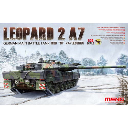 Meng - 1/35 German Main Battle Tank Leopard 2 A7 Plastic Model Kit