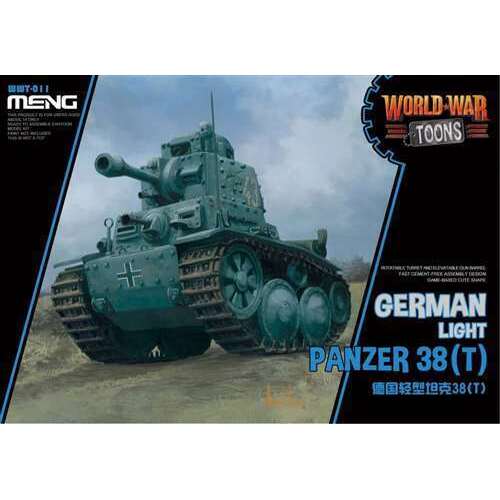 Meng - German Light Panzer 38(T)(Cartoon Model) Plastic Model Kit