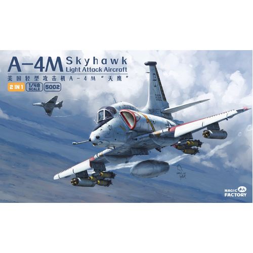 Magic Factory - 1/48 A-4M Skyhawk Light Attack Aircraft Plastic Model Kit