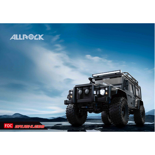 MJX - 1/8 ALLROCK 4WD Brushless RC Crawler (Blue)