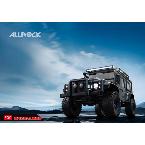 MJX - 1/8 ALLROCK 4WD Brushless RC Crawler (Grey)