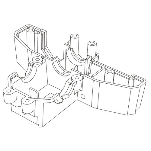 MJX Rear Differential Base