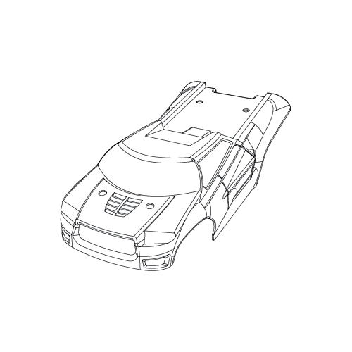 MJX -  16210 Body shell [1601F]