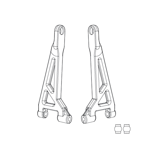 MJX -  Rear Upper Suspension Arms [16240]