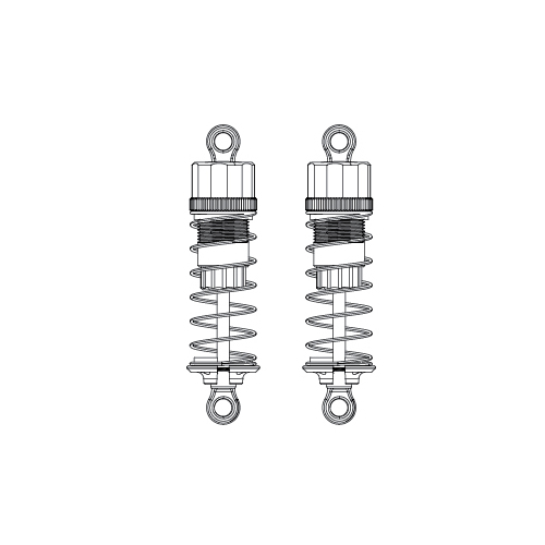 MJX -  Truggy Rear Oil Filled Shock Set [16500R]