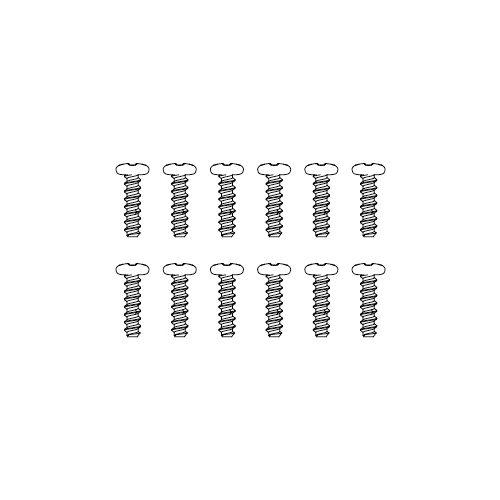 MJX Round Head Screws (12pcs) [M2664]