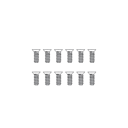 MJX Countersunk Flat Head Screws (12pcs) [M26645]