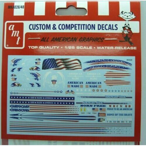 AMT 1/25  All American Graphics Custom Decals