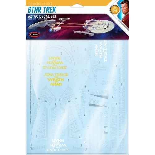 Polar Lights 1/1000 Star Trek Aztec Decal Set (For Enterprise and Reliant Kits)