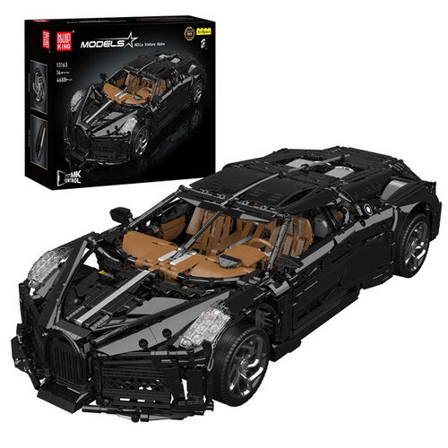 Mould King 13163 Voiture Noire MK Controlled Hyper Car 4688pce