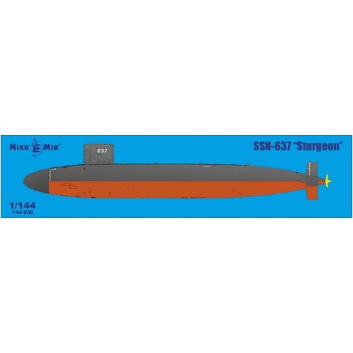 Mikromir 1/144 SSN Sturgeon Plastic Model Kit