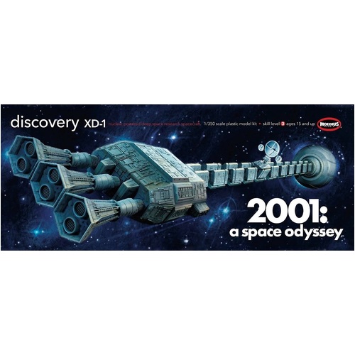 Moebius - 2001-8 1/350 2001 Discovery XD-1 Plastic Model Kit