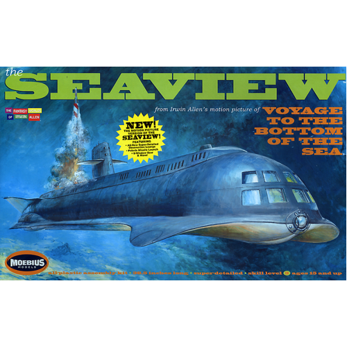 Moebius - 708 8 Window Movie Seaview (39 inch) revised Plastic Model Kit