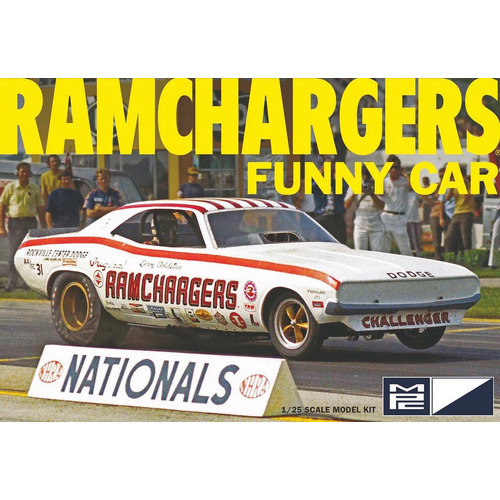 MPC 1/25 Ramchargers Dodge Challenger Funny Car Plastic Model Kit