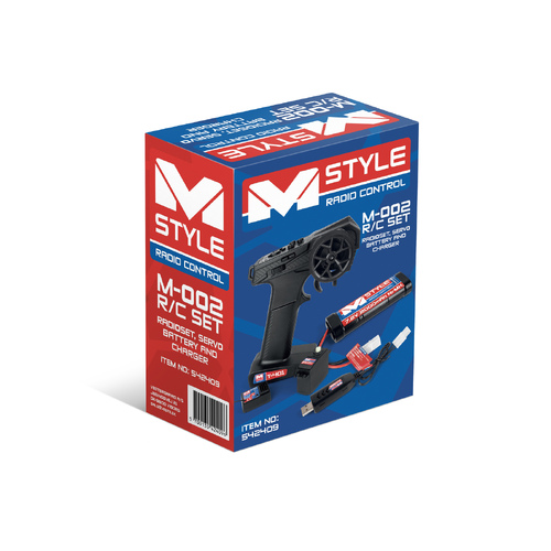 MStyle EP Starter Set inc. TX, RX, Servo, Battery & Charger