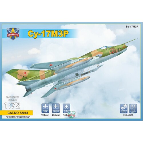 ModelSvit 72048 1/72 Sukhoi Su-17M3R Reconnaisance fighter-bomber with KKP pod Plastic Model Kit