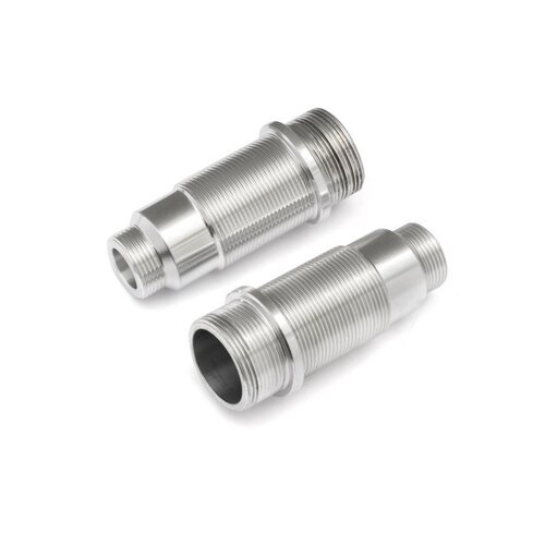 Maverick Aluminum Shock Body Set (Silver/2pcs)  - MV150187