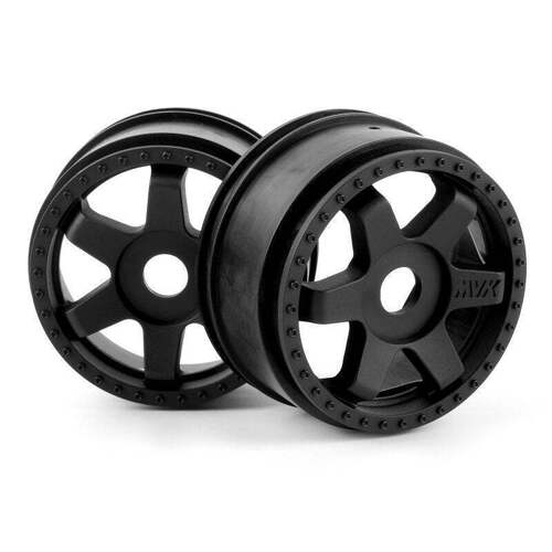 Maverick QuantumR Race Truck Wheel (Black/2pcs)  - MV150295