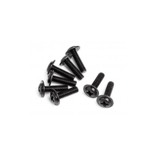 Maverick Domed Head Disc Screw M3X10 (8)  - MV22126