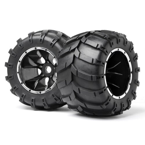 Maverick MV24107 Mounted Wheels and Tyres 2 Pcs (Blackout MT) - MV24107