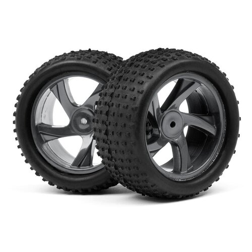 Maverick 1/18 Truggy Wheel & Tyre Assembly (Ion XT)  - MV28047