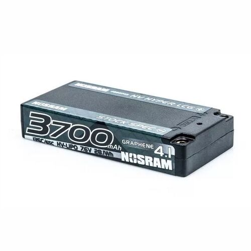 NOSRAM HV HYPER LCG SHORTY 3700MAH H/C BATTERY - 7.6V LIPO - 135C/65C NO999743