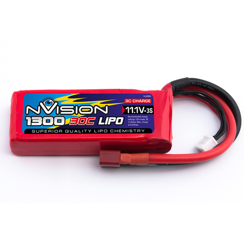 Nvision - 11.1V 1300Mah 30C Lipo Battery