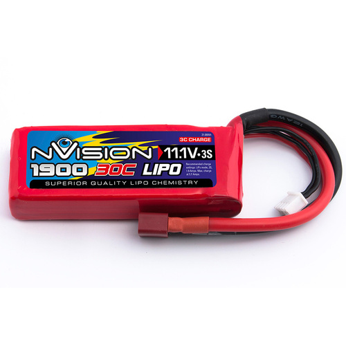 Nvision - 11.1V 1900Mah 30C Soft Case Lipo