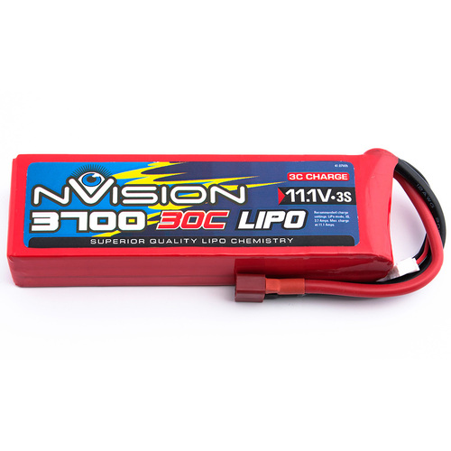 Nvison - 11.1V 3700Mah 30C Lipo Battery