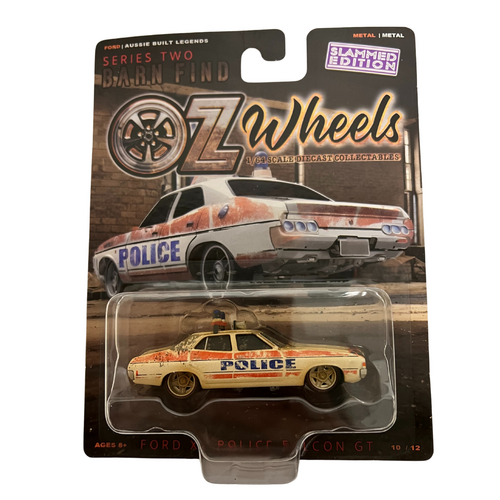 Oz Wheels - 1/64 Ford XA Falcon GT Police Barn Find Series 2