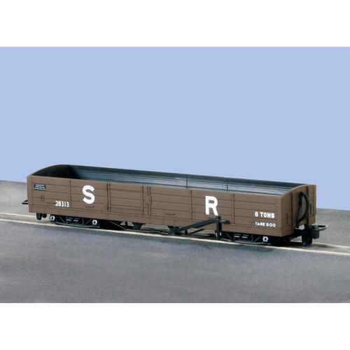 Peco -  OO-9 L&B 8T Bogie Open Wgn Brown - GR231