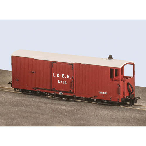 Peco -  OO-9 L&B 8T Goods Brake Van L&B Livery - GR240BO