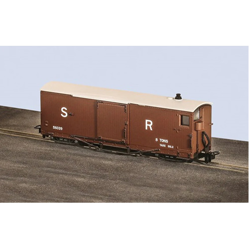 Peco -  OO-9 L&B 8T Goods Brake Van SR Livery - GR241AC