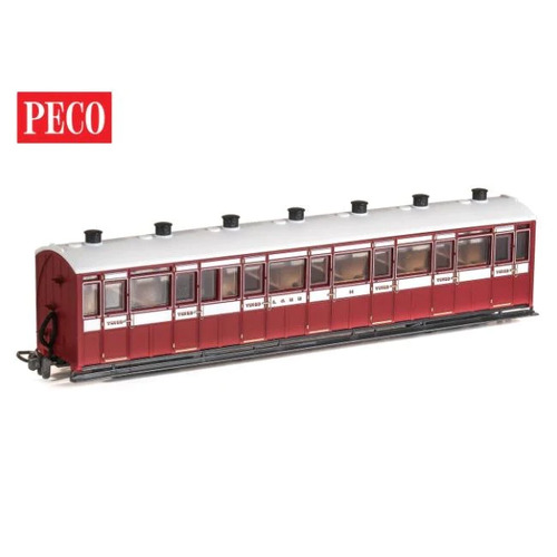 Peco -  OO-9 L&B All Third Coach No.14 - GR440B